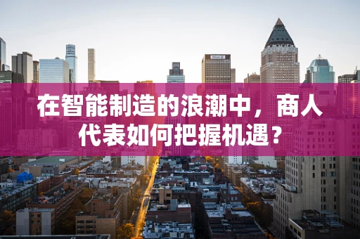 在智能制造的浪潮中，商人代表如何把握机遇？