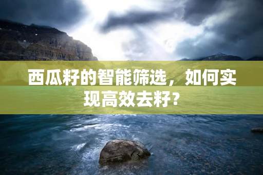 西瓜籽的智能筛选，如何实现高效去籽？