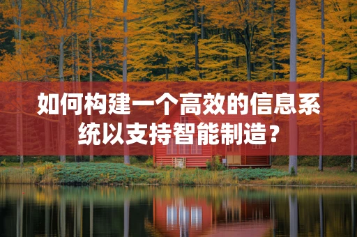 如何构建一个高效的信息系统以支持智能制造？