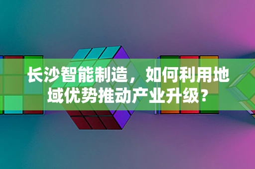 长沙智能制造，如何利用地域优势推动产业升级？