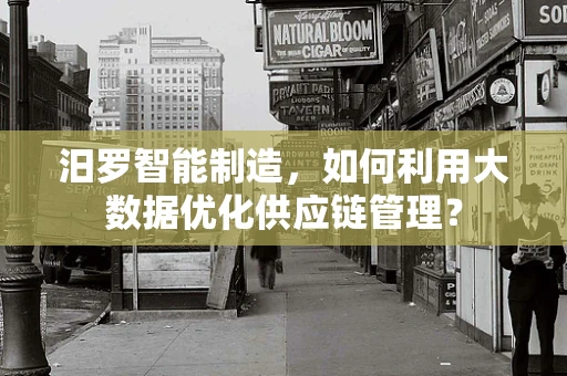 汨罗智能制造，如何利用大数据优化供应链管理？