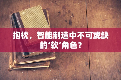 抱枕，智能制造中不可或缺的‘软’角色？