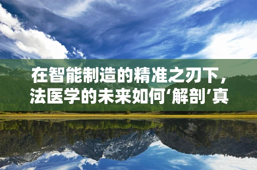 在智能制造的精准之刃下，法医学的未来如何‘解剖’真相？